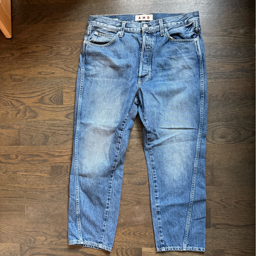 AMO Loverboy Twist Ankle Cropped Jeans - Picture 4 of 8
